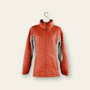Columbia Womens Coral Long Sleeve Full Zip Quilted Puffer Jacket Size Medium